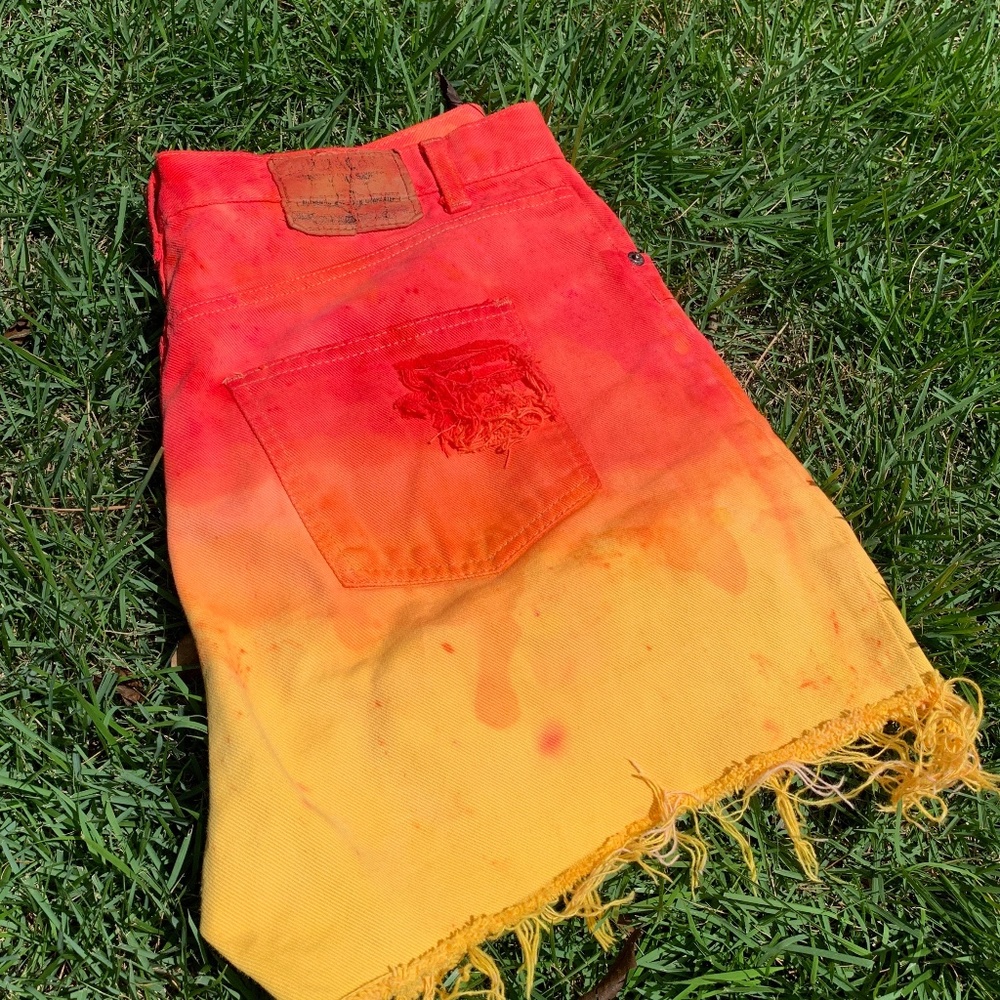 Sunset Jordache cutoffs {34"}